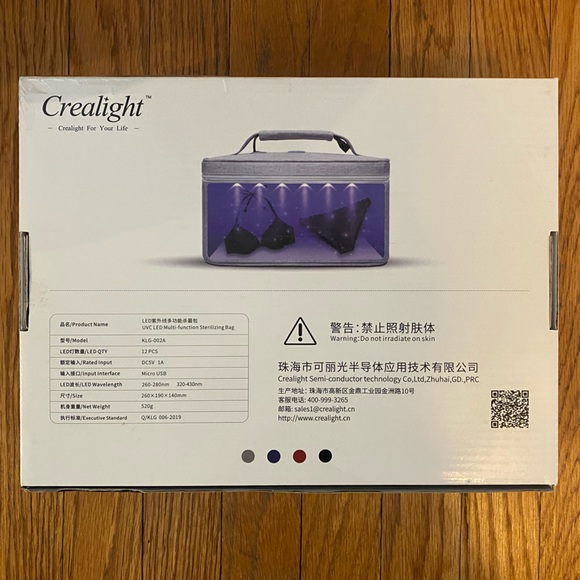 NEW Crealight UVC LED Multi-function Sterilizing Bag - Picture 2 of 7